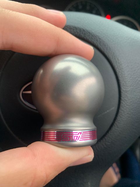STI WRX Weighted Titanium Shift Knob Bands