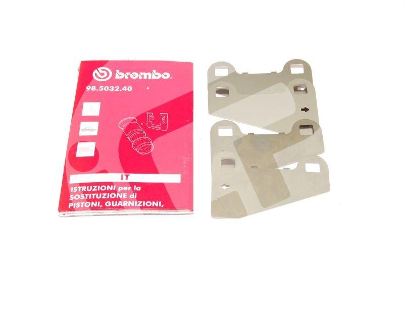 Subaru Impreza 2.0 2.5 STi Rear Brembo Anti Squeal Pad Shim Set