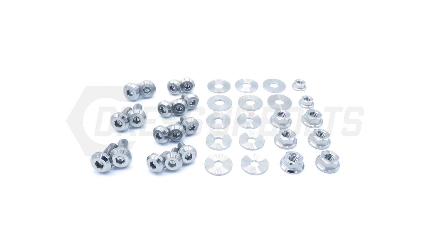 Subaru Legacy/GT (2005-2009) Titanium Dress Up Bolts Engine Bay Kit - DressUpBolts.com