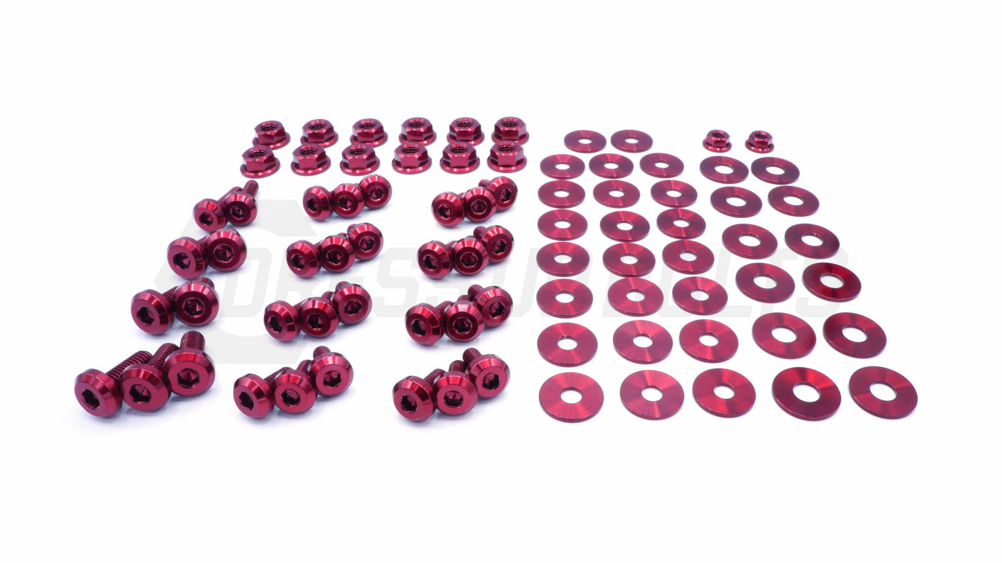 Subaru BRZ (2013-2019) Titanium Dress Up Bolts Full Engine Bay Kit - DressUpBolts.com