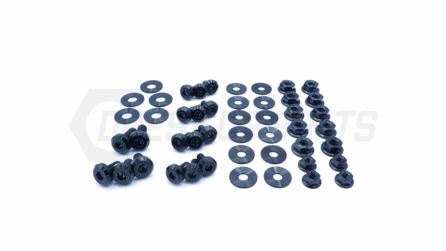 Subaru WRX and STI (2015-2020) Titanium Dress Up Bolts Engine Bay Kit - DressUpBolts.com