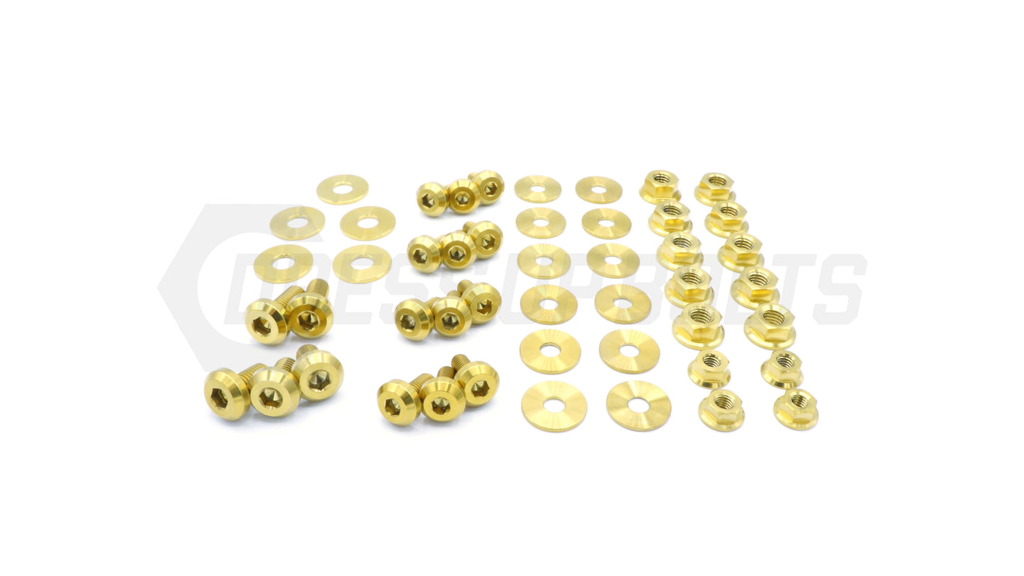 Subaru WRX and STI (2015-2020) Titanium Dress Up Bolts Engine Bay Kit - DressUpBolts.com