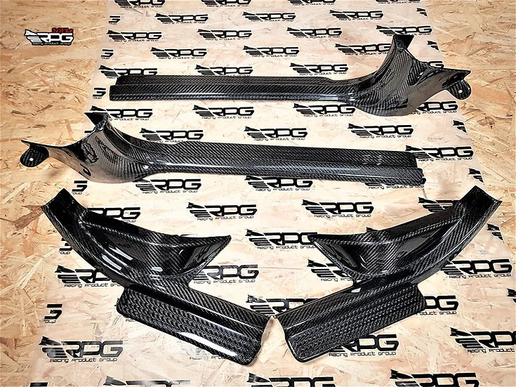 RPG Carbon GD Sedan / GG Wagon Chassis 4pcs Vacuum Carbon Door Sill Cover Set
