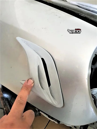 RPG Carbon GDA B2 Bomber Vacuum Form Fender Marker Vents Air Scoop Duct