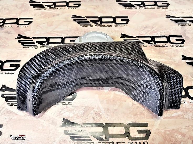 RPG Carbon GG Wagon - Vacuum Carbon Fiber Rear Bumper Exhaust Heat Shield