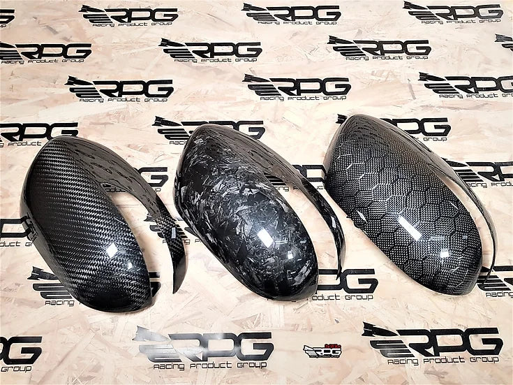 RPG Carbon GR GV Chassis Vacuum Carbon Fiber Mirror Cover Set