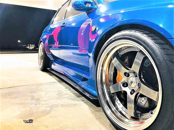 RPG Carbon RS Vacuum Carbon Side Skirt Extension Set