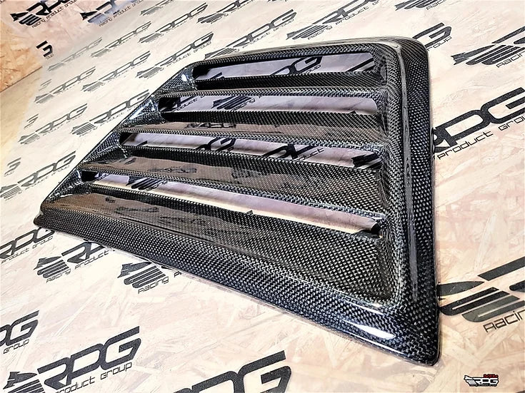 RPG Carbon GD WRC World Rally Vacuum Carbon S12 Style Hood Vent