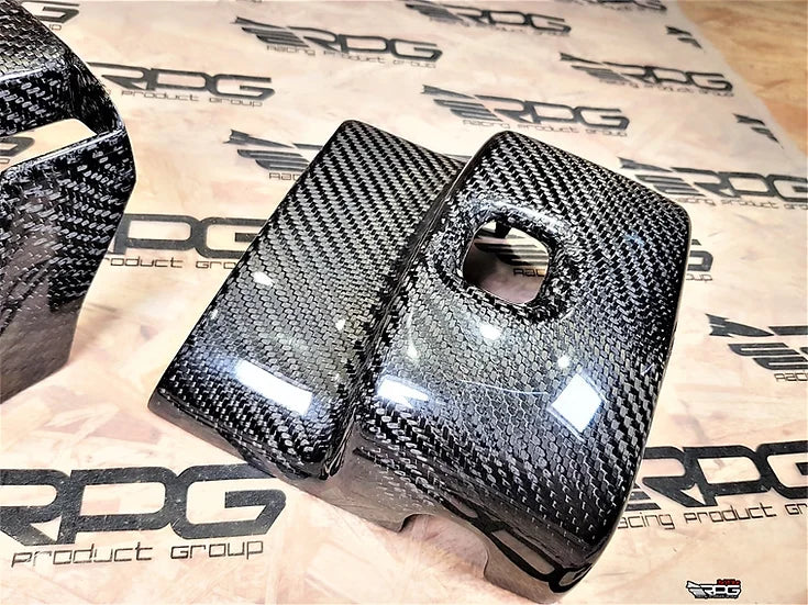 RPG Carbon GD - Vacuum Carbon 2 Pieces Steering Column Cover (Replacement)