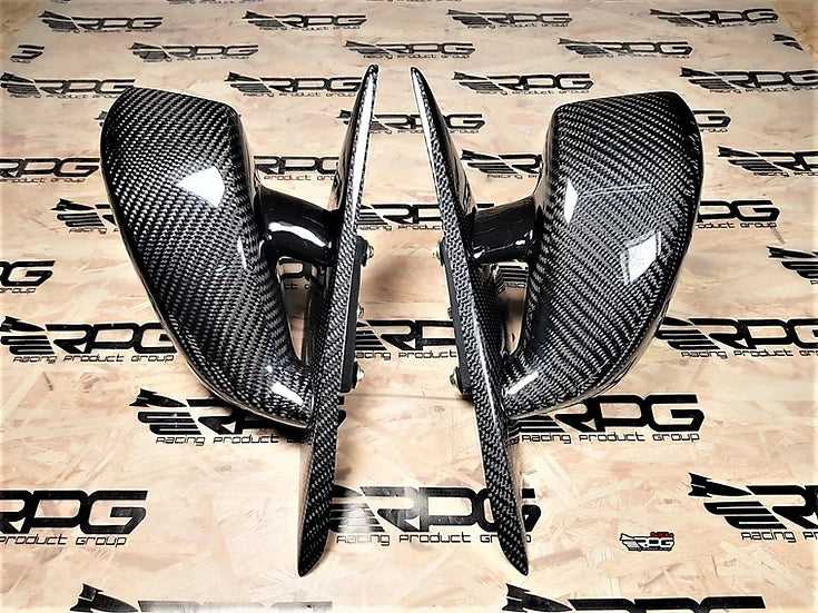 RPG Carbon WRC World Rally Champion GC8/GF8 Vacuum Carbon Mirrors (manual adjustment)