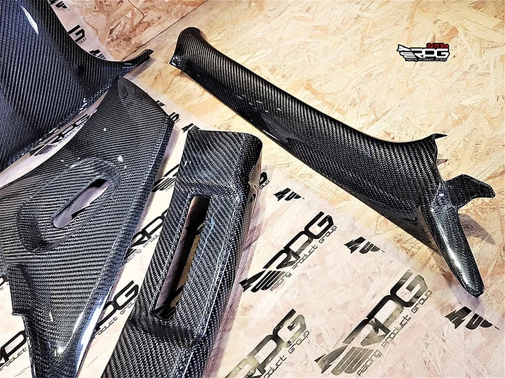 RPG Carbon GD Chassis COMBO Vacuum Carbon A B C Pillar Trim Set (Replacement)