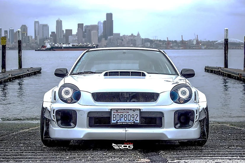 RPG Carbon JDM STi Version 1 Style 2Pcs FRP Front Lip