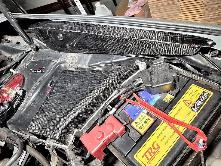 RPG Carbon VM/VA Engine Bay Dress Up - Vacuum Form Carbon Fender Shroud