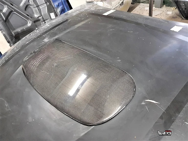 RPG Carbon G3 GTA Vacuum Carbon Hood Scoop Delete Bolt on Cover