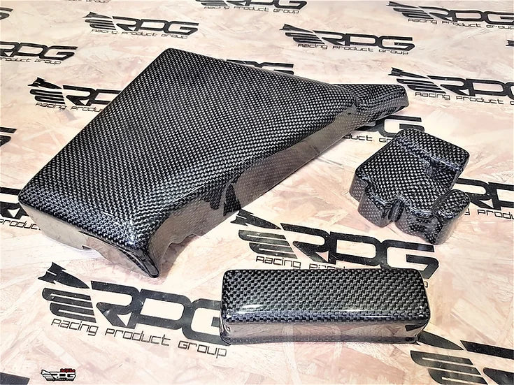 RPG Carbon FA Engine Bay Dress Up - Fuse Box, Battery Terminal, Fuse Cap