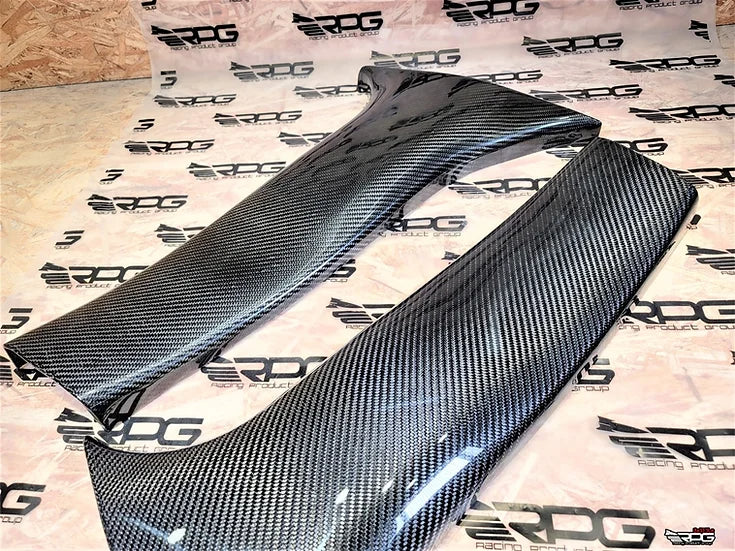 RPG Carbon GR GV Chassis 2pcs Vacuum Carbon B Pillar Lower Trim Set (Replacement)