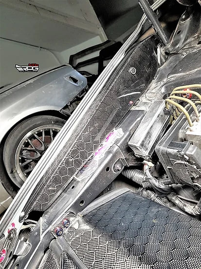 RPG Carbon VM/VA Engine Bay Dress Up - Vacuum Form Carbon Fender Shroud