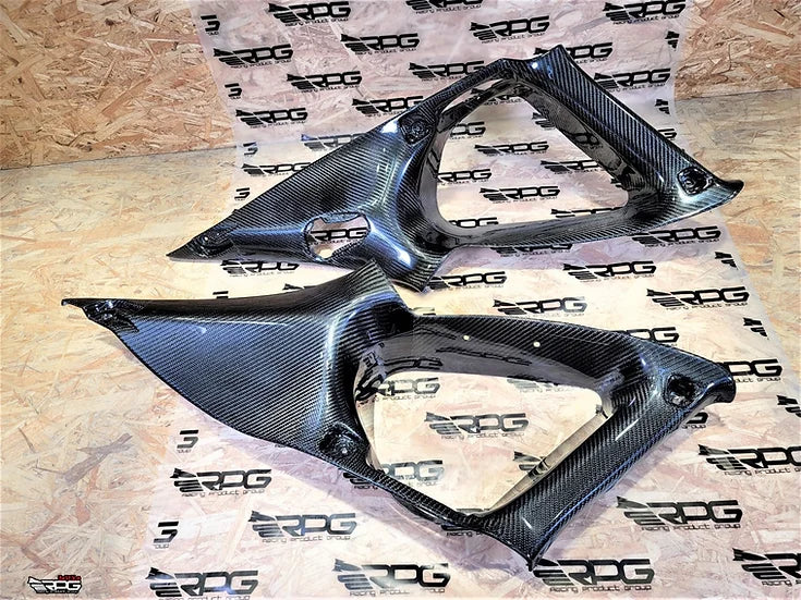 RPG Carbon GR 5D 2pcs Vacuum Carbon C Pillar Upper Trim Set (Replacement)