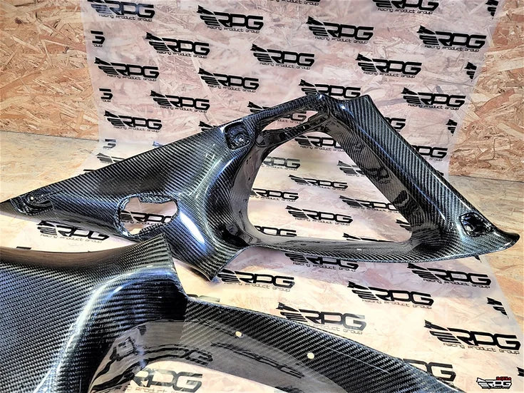 RPG Carbon GR 5D 2pcs Vacuum Carbon C Pillar Upper Trim Set (Replacement)