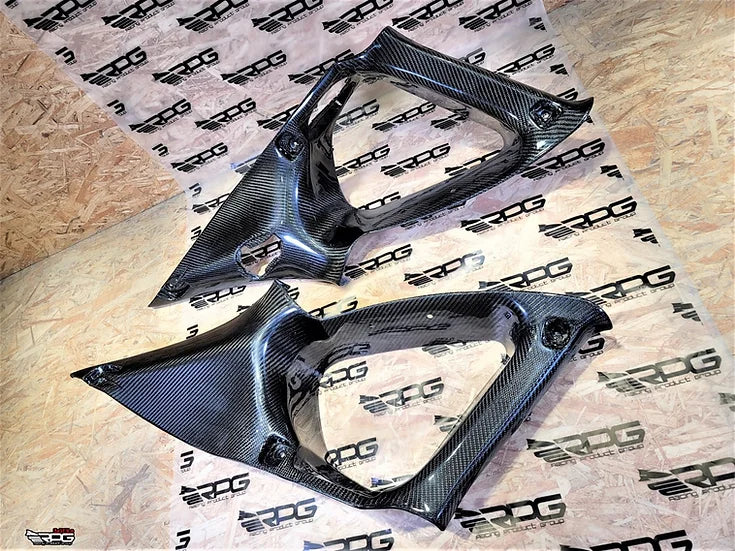 RPG Carbon GR 5D 2pcs Vacuum Carbon C Pillar Upper Trim Set (Replacement)