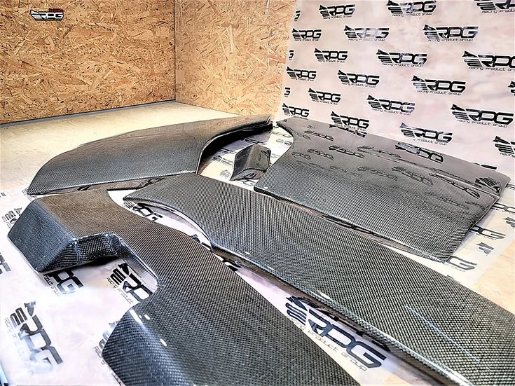 RPG Carbon WRC GD Rally Rear 5pcs Wide Fender Kit