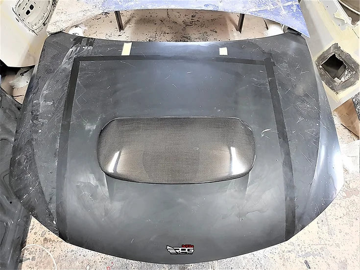 RPG Carbon G3 GTA Vacuum Carbon Hood Scoop Delete Bolt on Cover