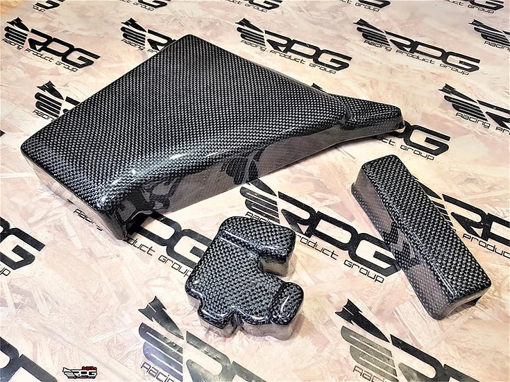 RPG Carbon FA Engine Bay Dress Up - Fuse Box, Battery Terminal, Fuse Cap