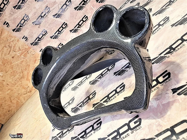 RPG Carbon GR GV Rally X Gauge Cluster Surround 4 Gauge Pod