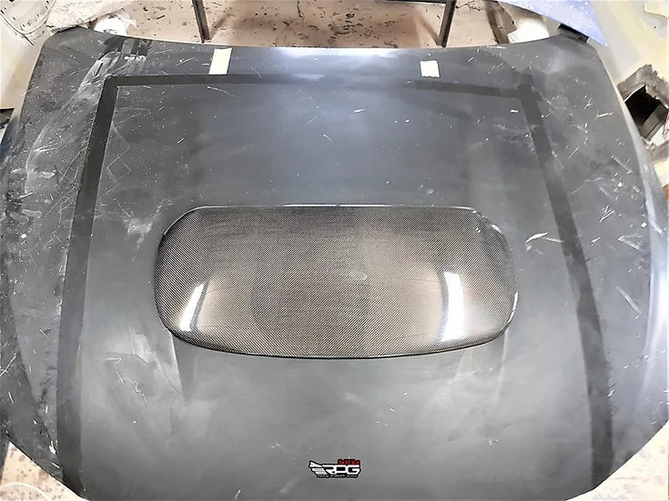 RPG Carbon G3 GTA Vacuum Carbon Hood Scoop Delete Bolt on Cover