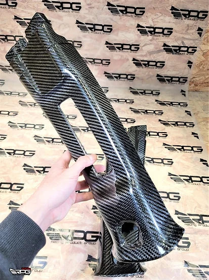 RPG Carbon GR GV Chassis 2pcs Vacuum Carbon B Pillar Upper Trim Set (Replacement)
