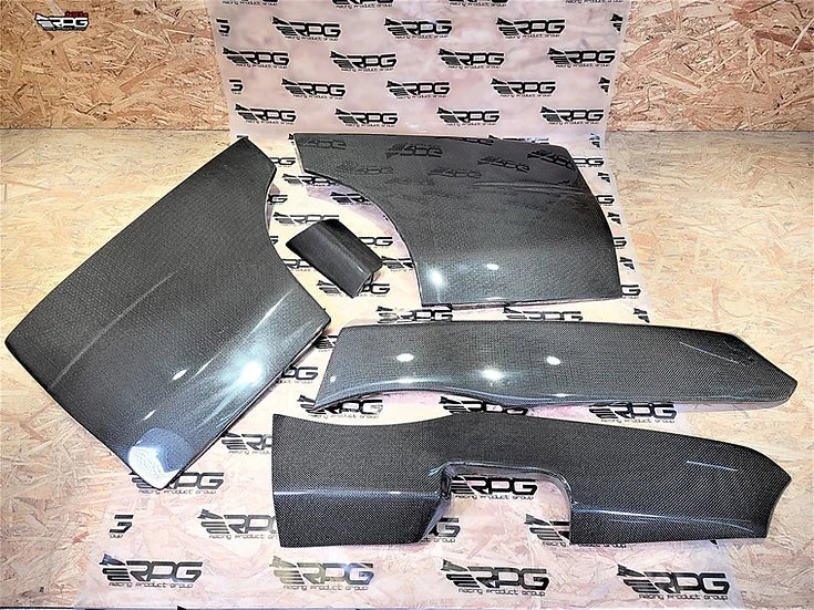 RPG Carbon WRC GD Rally Rear 5pcs Wide Fender Kit