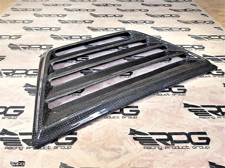 RPG Carbon GD WRC World Rally Vacuum Carbon S12 Style Hood Vent