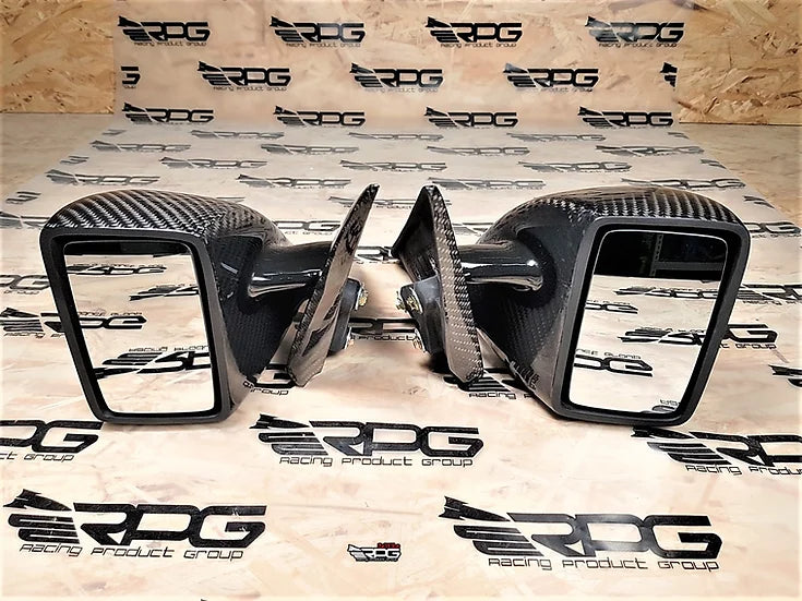 RPG Carbon WRC World Rally Champion GC8/GF8 Vacuum Carbon Mirrors (manual adjustment)