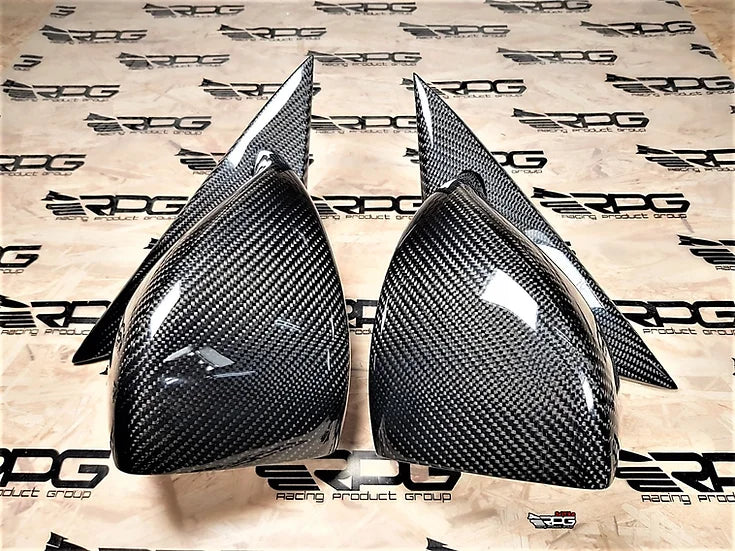 RPG Carbon WRC World Rally Champion GC8/GF8 Vacuum Carbon Mirrors (manual adjustment)