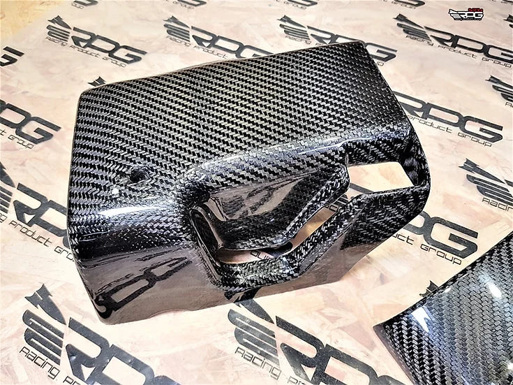 RPG Carbon GD - Vacuum Carbon 2 Pieces Steering Column Cover (Replacement)