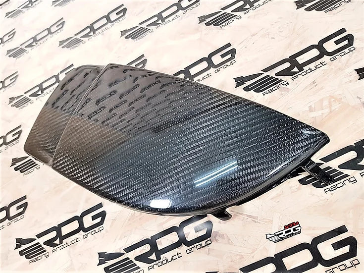 RPG Carbon GDB Blobeye Vacuum Form Carbon Fiber Foglight Cover Pair