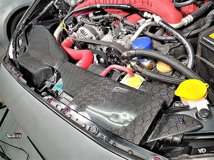 RPG Carbon WRX / STi -RR RoadRage Vacuum Form Carbon Air Snorkel Induction Duct Shroud Kit