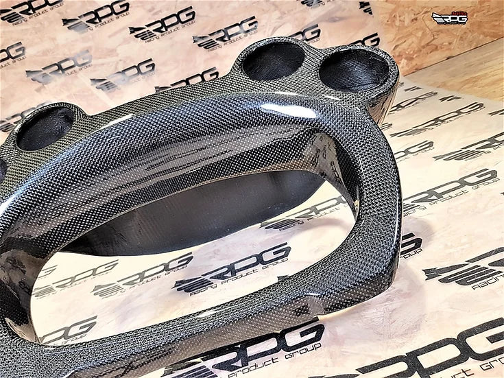 RPG Carbon GR GV Rally X Gauge Cluster Surround 4 Gauge Pod