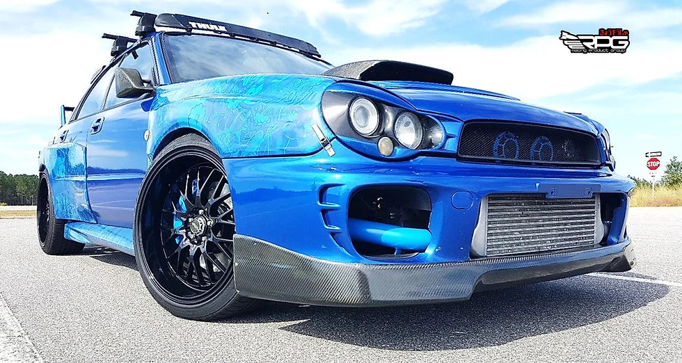 RPG Carbon JDM STi Version 1 Style 2Pcs FRP Front Lip