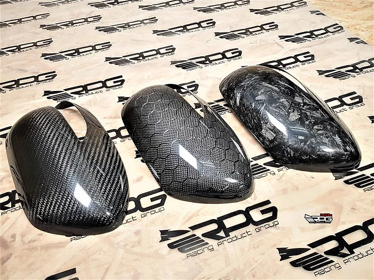 RPG Carbon GR GV Chassis Vacuum Carbon Fiber Mirror Cover Set