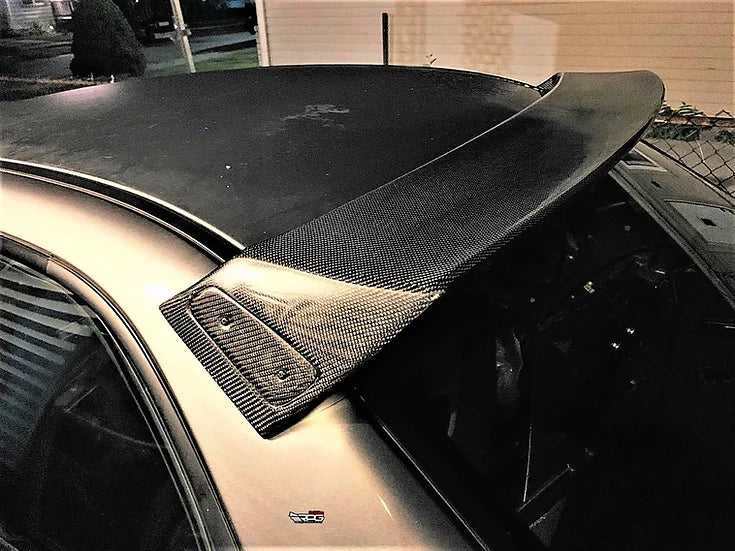RPG Carbon SS Vacuum Form Rear Roof Vane Spoiler Wing