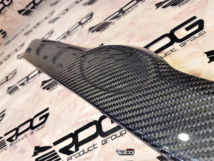 RPG Carbon GR Hatchback - Vacuum Carbon Hatch Garnish Logo Trim Piece Cover