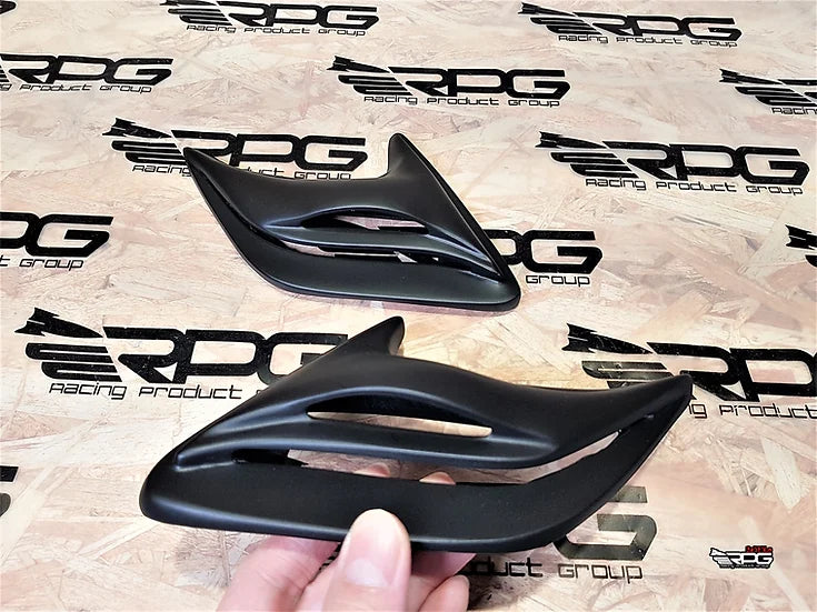 RPG Carbon GDA B2 Bomber Vacuum Form Fender Marker Vents Air Scoop Duct