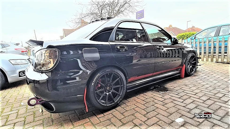 RPG Carbon GD Sedan Chassis - Carbon Fiber Fuel Door Cover