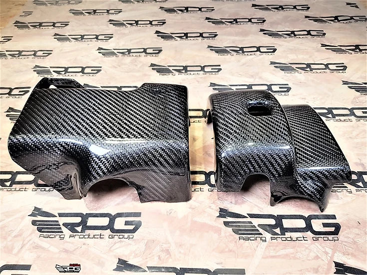 RPG Carbon GD - Vacuum Carbon 2 Pieces Steering Column Cover (Replacement)