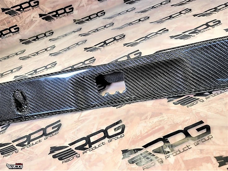 RPG Carbon GG Wagon - Vacuum Carbon Trunk Latch Trim Panel Cover (Replacement)