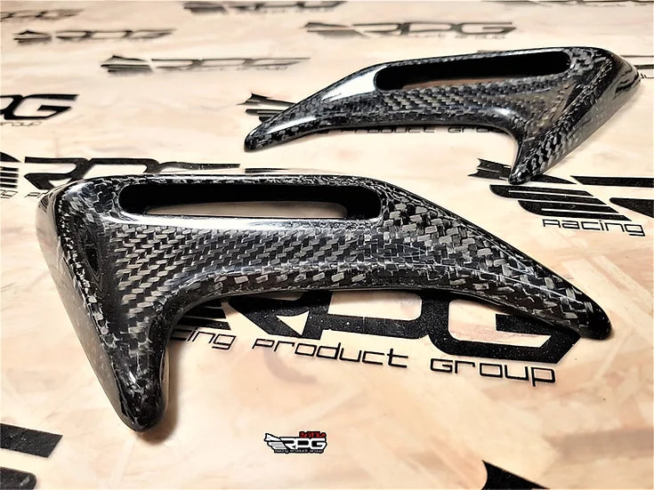 RPG Carbon Bugeye - Vacuum Carbon Side Fender Marker Vents Scoops Air Duct