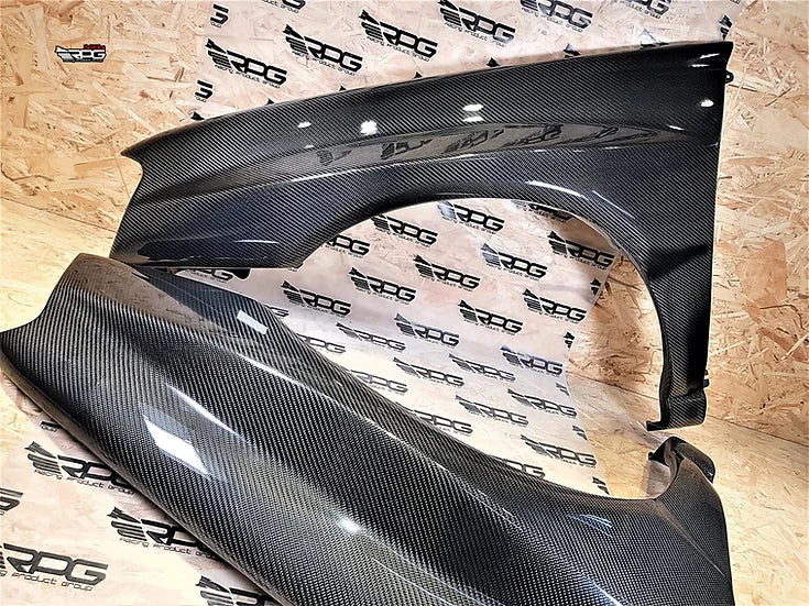 RPG Carbon WRC GD Rally Vacuum Carbon Front Wide Fender Kit