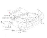 Subaru Impreza 00-07 Rear Bumper Support Flange Nut 023808000