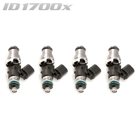 ID1700-XDS INJECTORS SET OF 4, 48MM LENGTH, 14MM GREY ADAPTOR TOP, 14MM LOWER O-RING